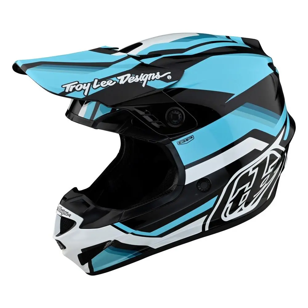 Troy Lee Designs GP Apex Motocross Helmet Water/Charcoal
