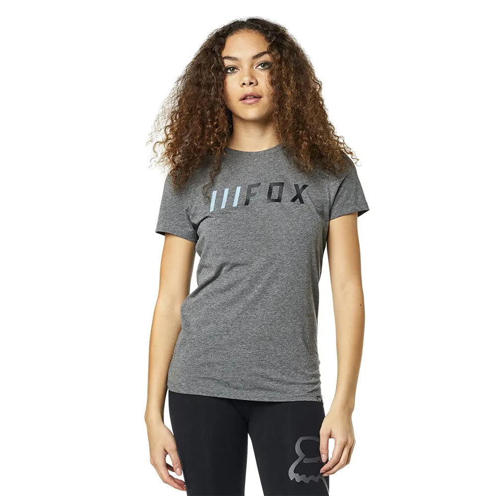 Tee Downshift Womens Heather Graphite