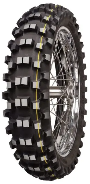 Rear Motocross Tyre Mitas C18 Medium Yellow 120/90-18