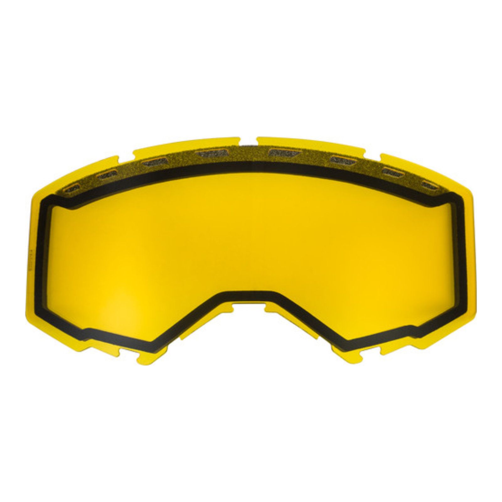 FLY '19- DUAL LENS W/VENTS AND POST YELLOW - Image 1