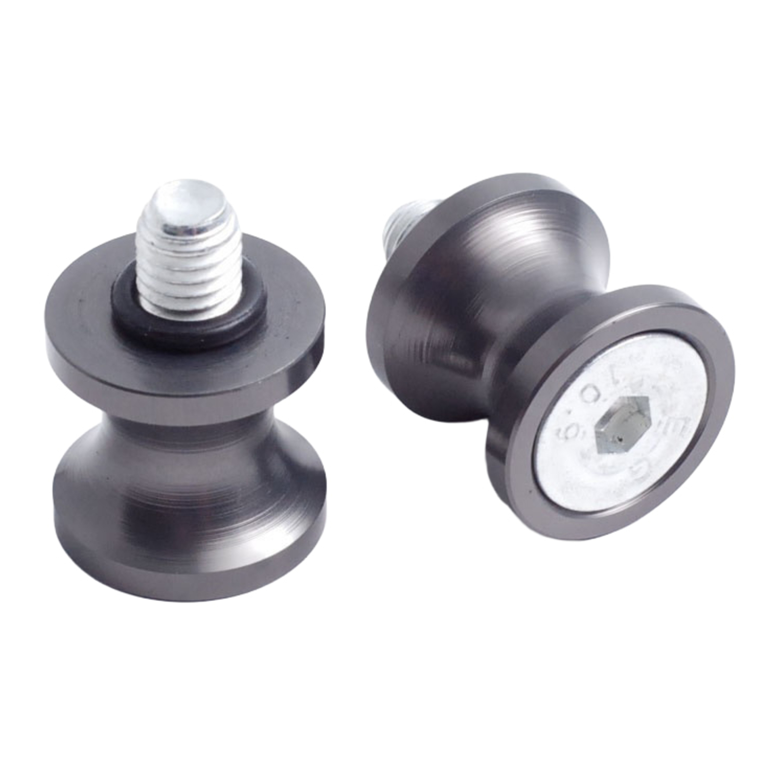 WMP Swingarm Bobbins – Black – 6mm x 1.0mm - Image 1