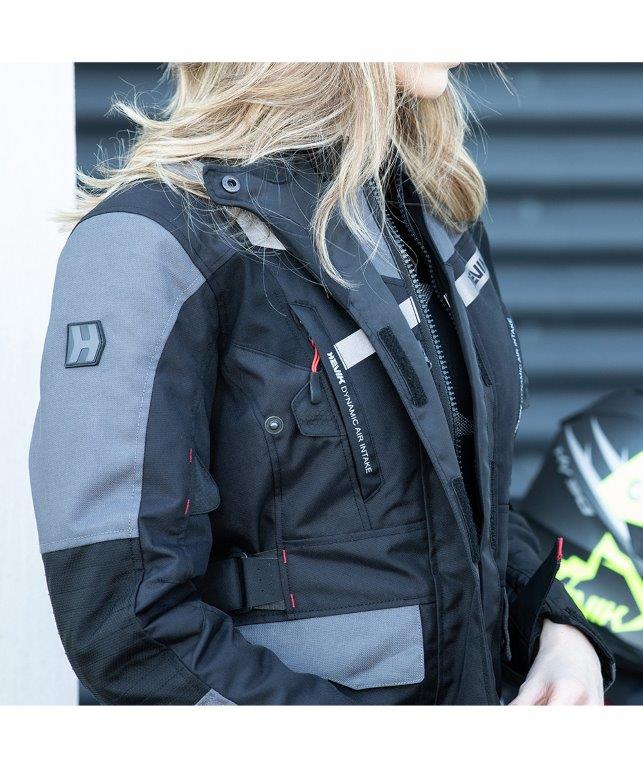 STELVIO LADY LIGHT JACKET GREY/BLACK SMALL - Image 5