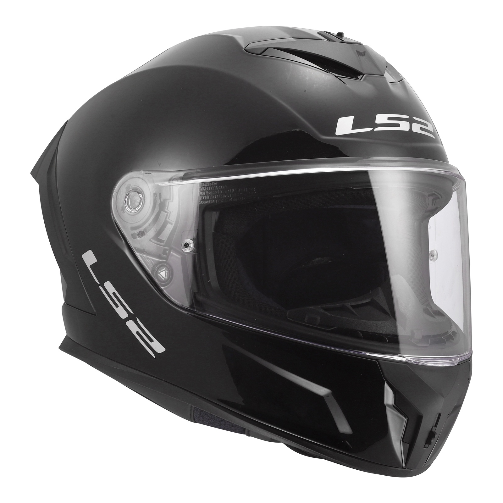 LS2 FF820 Rapid III Solid Road Helmet Gloss Black - Image 2