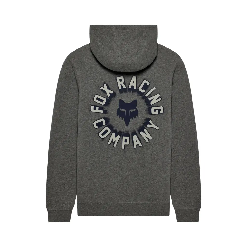 Fox Beam Fleece Pullover Hoodie Heather Graphite Grey