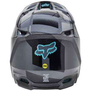 Fox V2 Rkane ECE Motocross Helmet Grey/Yellow - Image 4