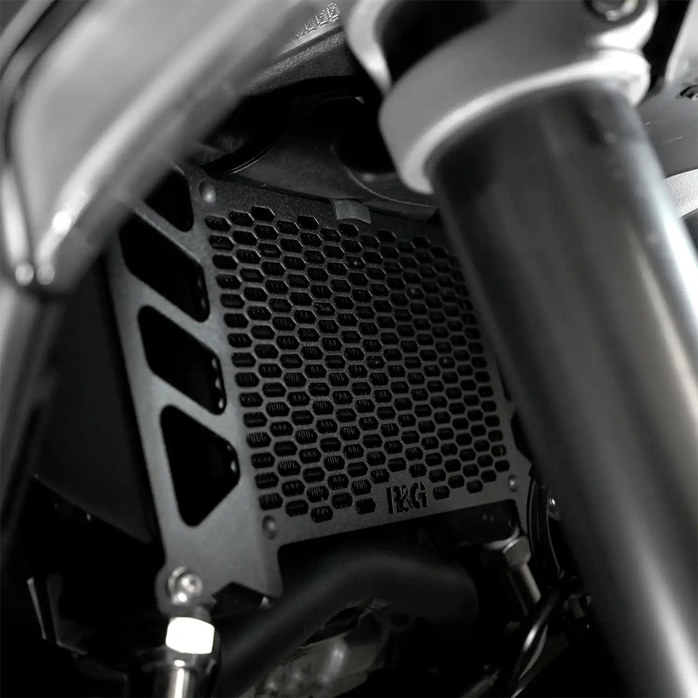 PRO Radiator & PRO Oil Coller Guard set for Ducati Multistrada V4/V4S/ V4 Sport 21- Black R&G - Image 1