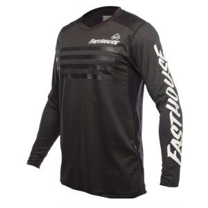 Fasthouse Alloy Stripe Long Sleeve Jersey Black - Image 1