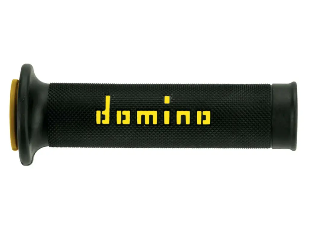RACE GRIPS KNURL 120/125mm RED/WHITE OPEN
