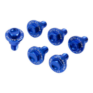 Zeta Fork Guard Bolt Set 6-Piece - Yamaha-1 - Blue - Image 1