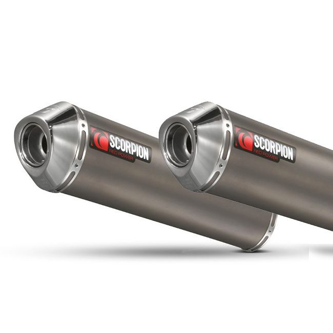 Honda CB 1100 XF (X11) 99-04 Round Slip-on Pair Titanium - Image 1