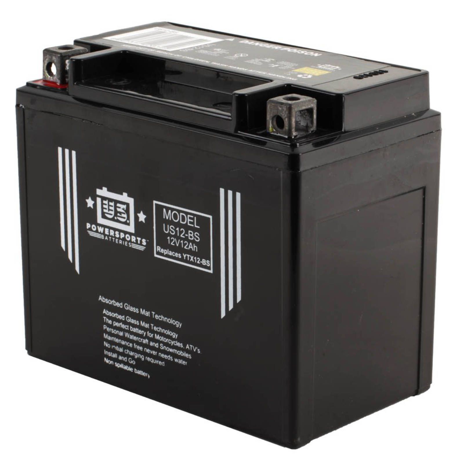 USPS AGM BATTERY USX12-BS YTX12-BS *4 - Image 1