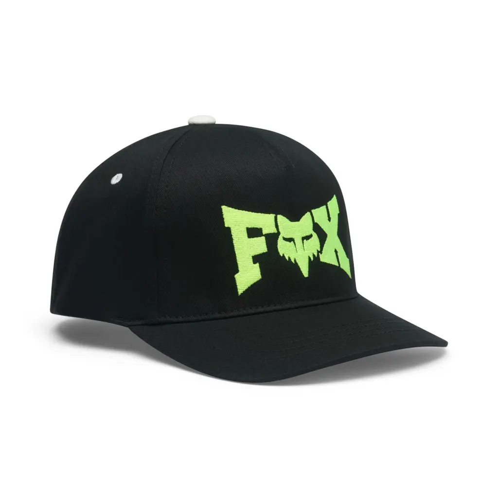Fox Bend Snapback Hat Youth Black