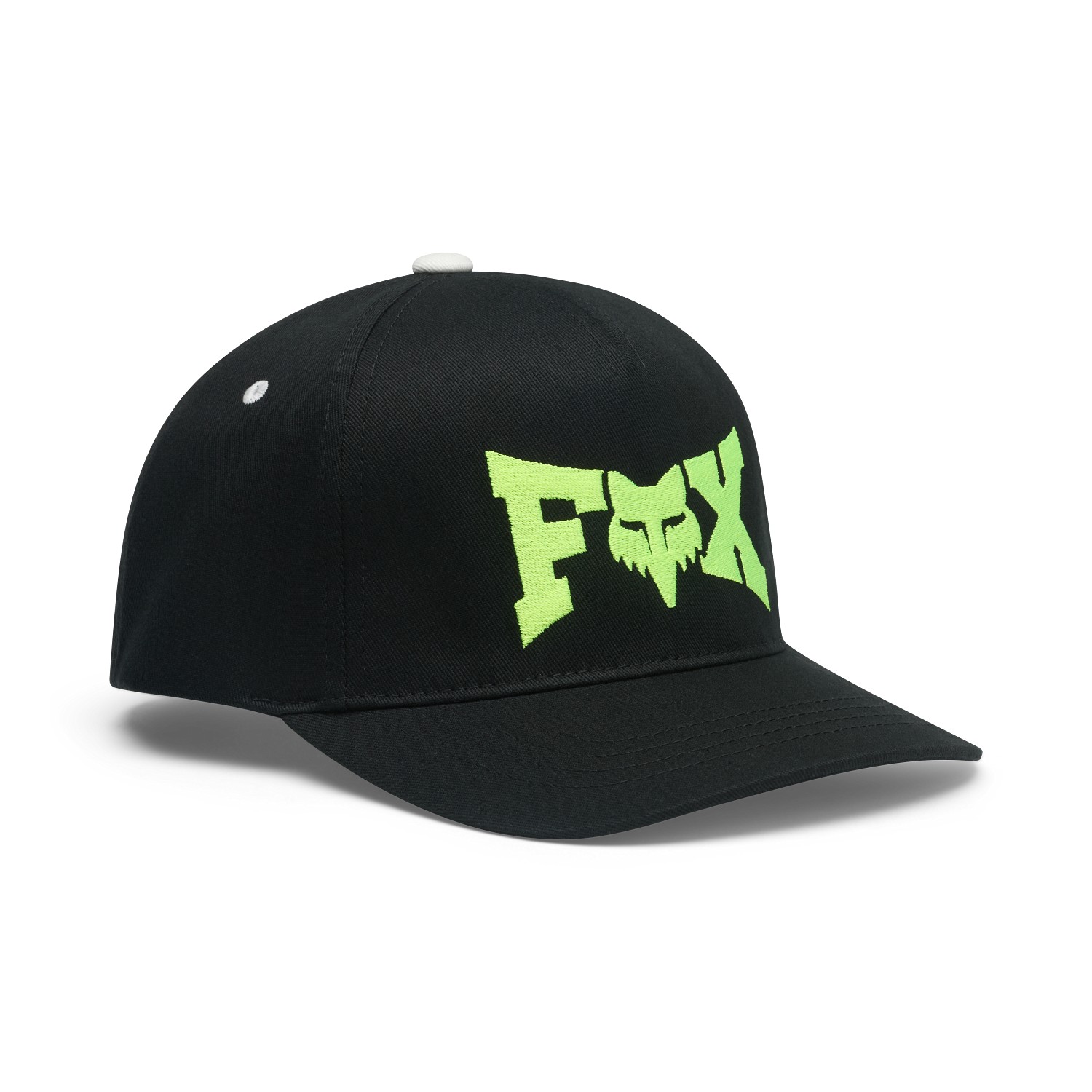 Fox Bend Snapback Hat Youth Black - Image 1