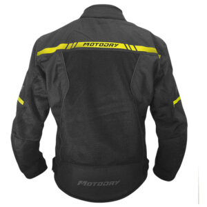MotoDry Summer Vent Jacket Black/Hi-Viz - Image 2