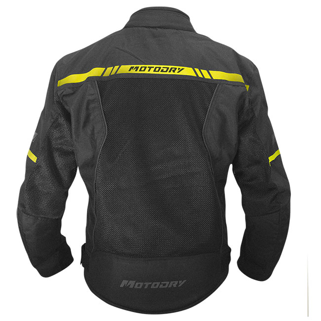 MotoDry Summer Vent Jacket Black/Hi-Viz - Image 2