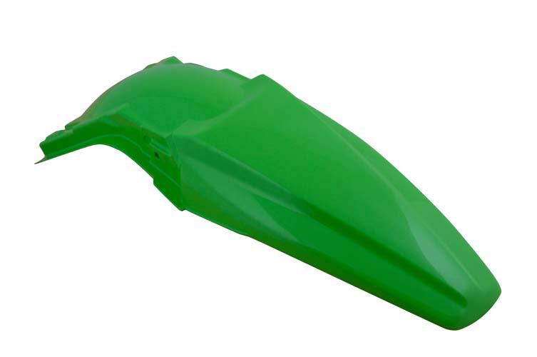 REAR FENDER RTECH KAWASAKI KX250F 09-12 KX450F 09-11 GREEN - Image 1
