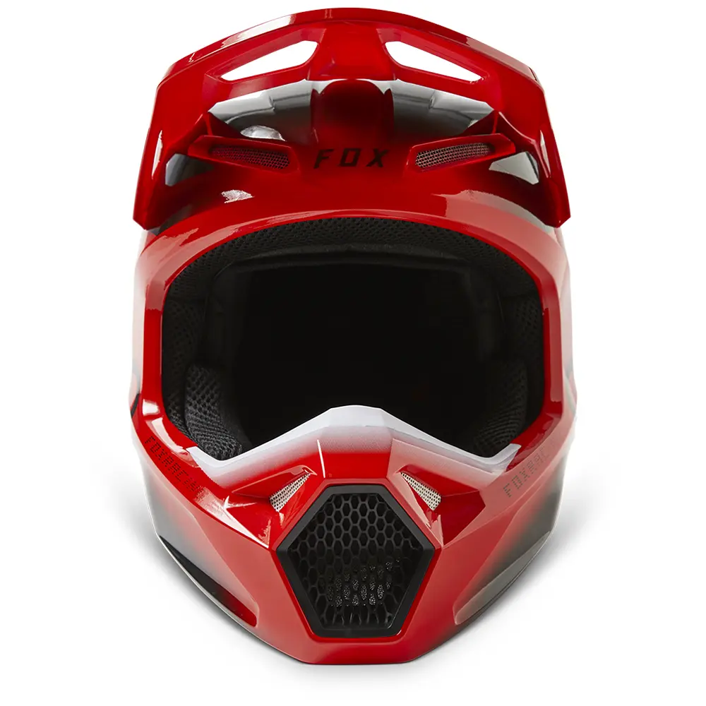 Fox TOXSYK MIPS ECE Motocross Helmet Youth Flo Red