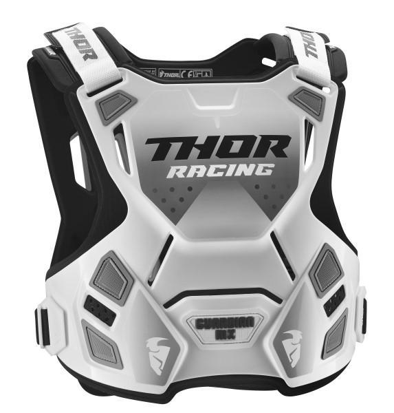 Thor MX Guardian Roost Chest Protector White/Black - Image 2