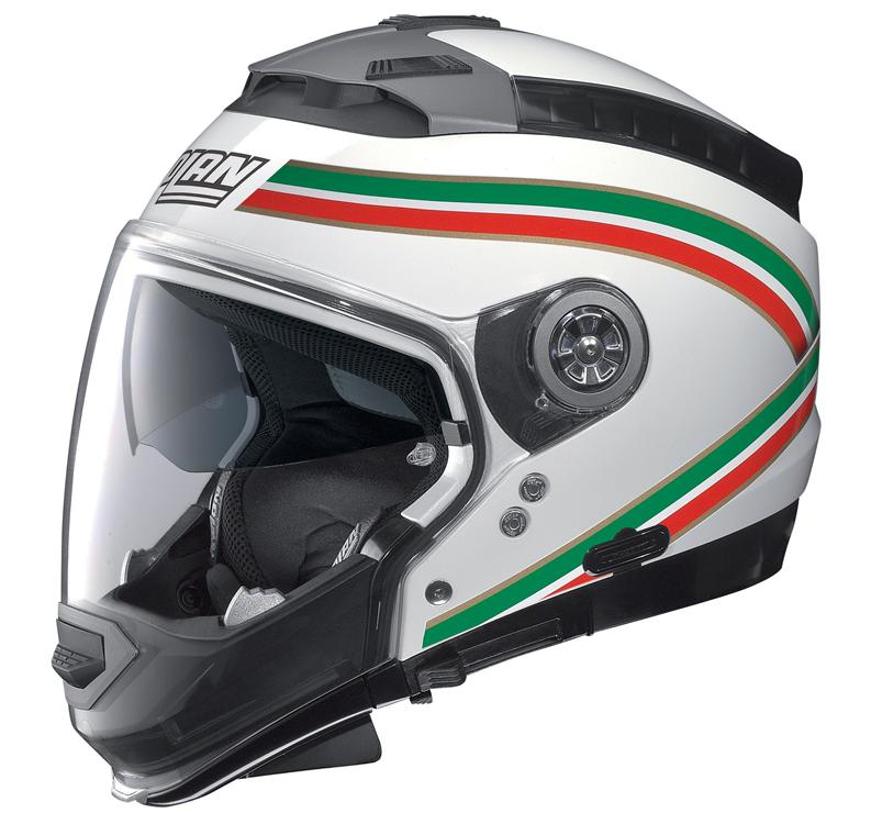 ** HELMET N44 ITALY N-COM WHITE/RED/GREEN XXL - SALE - Image 1