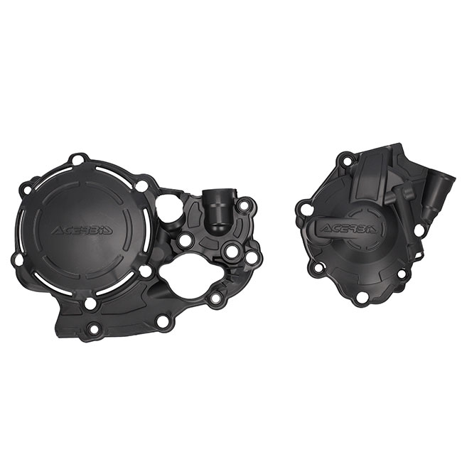 Acerbis X-power Engine Case Cover Kit Blk CRF250R 2022-23 [] - Image 1
