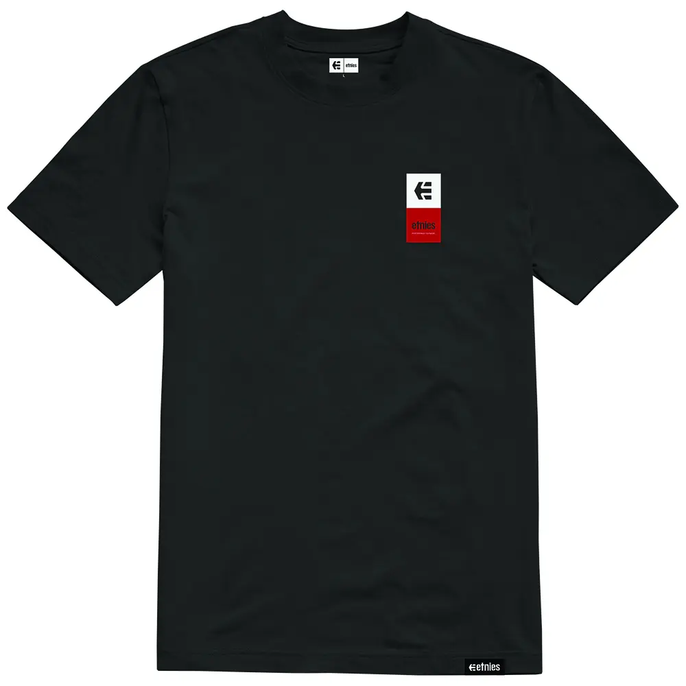 EBLOCK STACK TEE [BLACK] L