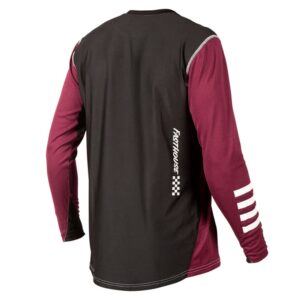 Fasthouse Alloy Roam Long Sleeve Jersey Heather Maroon - Image 2
