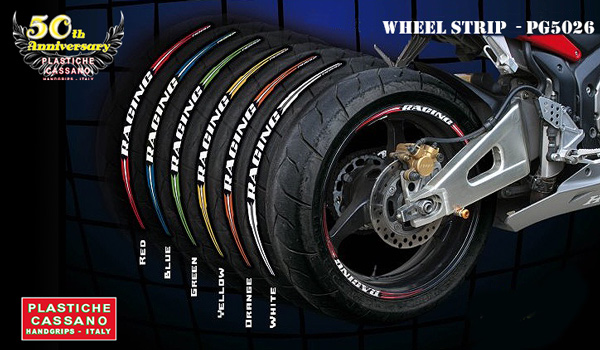*Racing wheel strips 8pcs blue (two wheels)                [C] - Image 2
