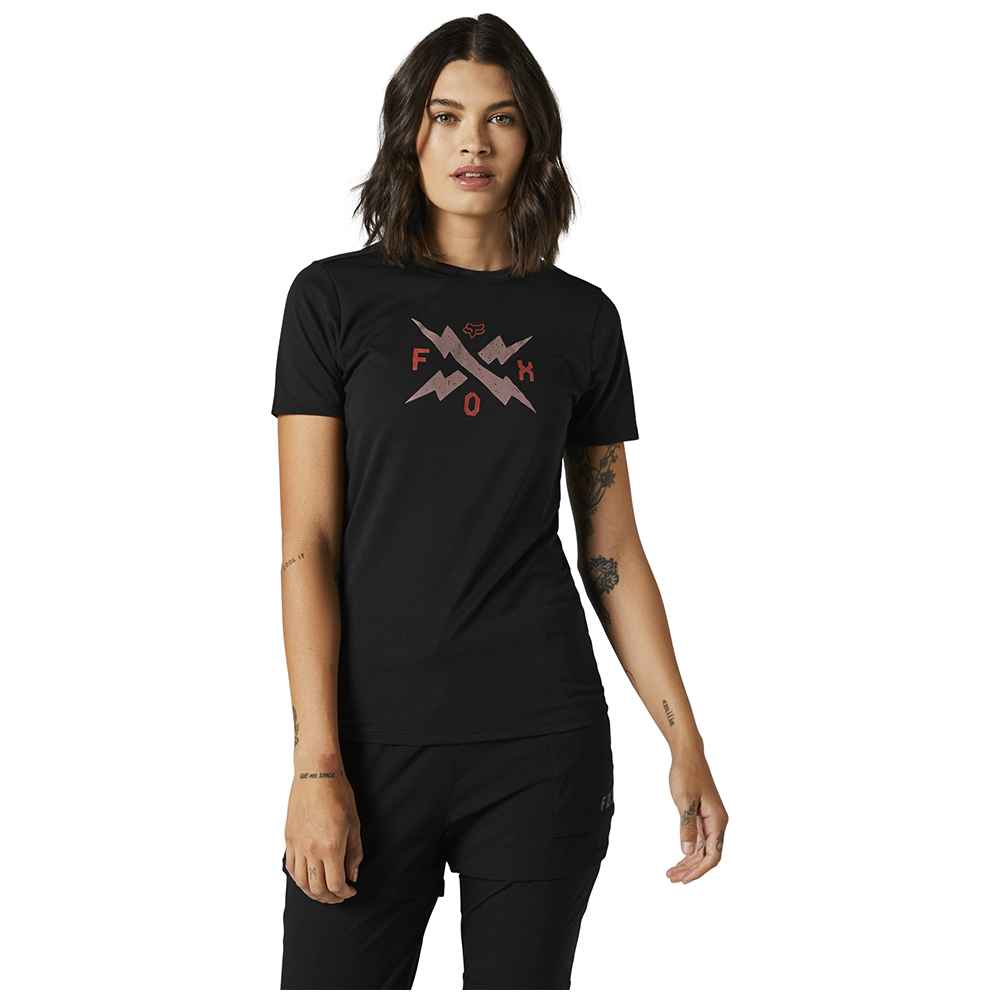 Fox Calibrated Tech Tee Ladies Black - Image 1