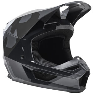 Fox Youth V1 BNKR Helmet Black Camo - Image 1