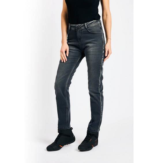 Ixon Dany Road Jeans Ladies Washed Black - Image 1