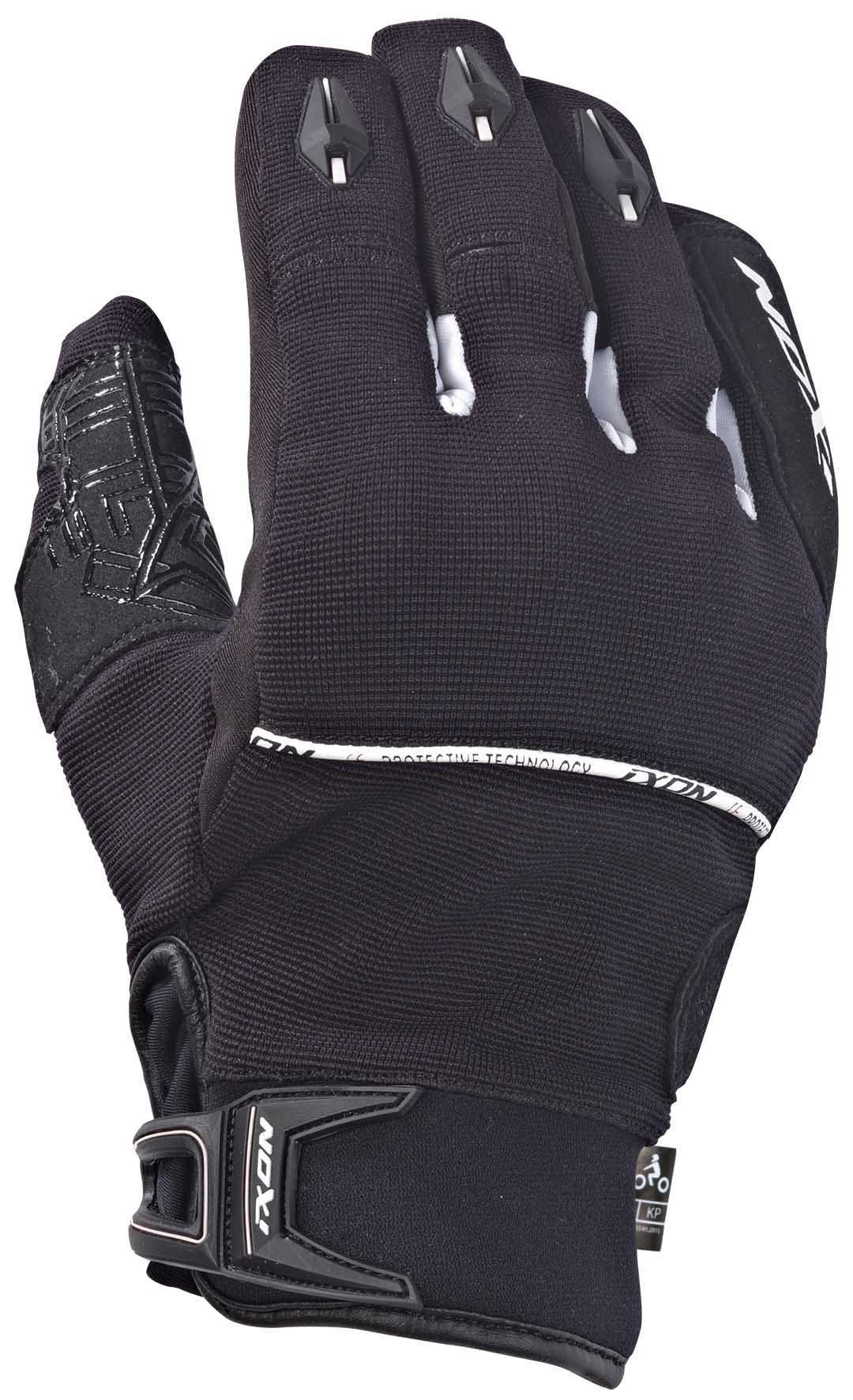 IXON RS DRY 2 MS M/SEASON TEXT GLV BLK/WHT L - Image 1