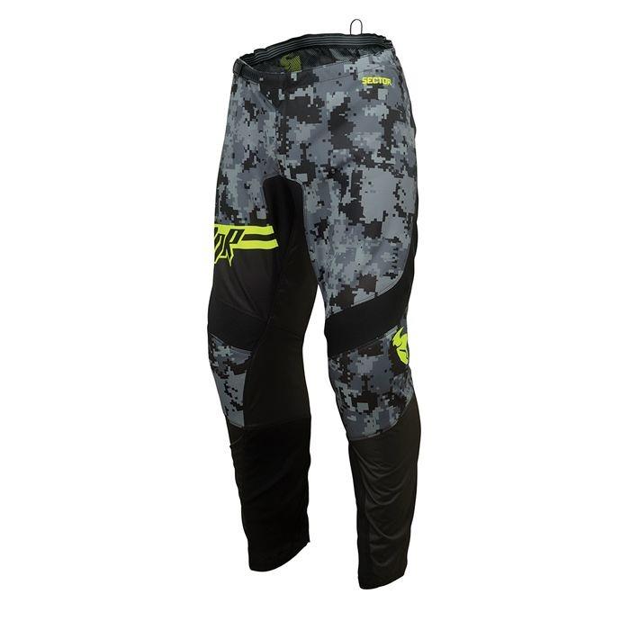 Thor Sector Digi Motocross Pants Youth Black/Camo - Image 1