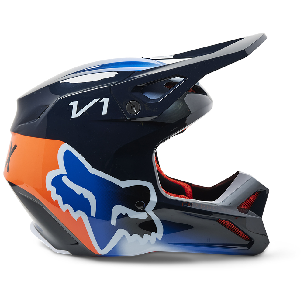Fox V1 TOXSYK MIPS ECE Motocross Helmet Midnight - Image 3
