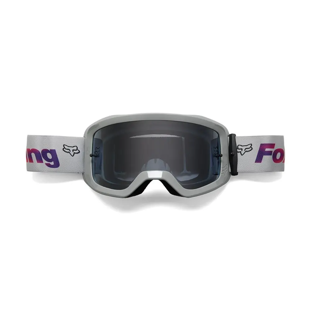 Fox Main Statk Motocross Goggles Smoke Steel Grey