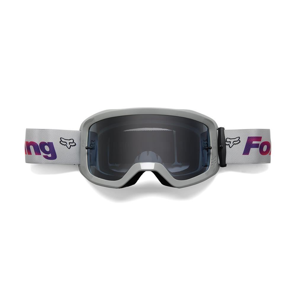 Fox Main Statk Motocross Goggles Smoke Steel Grey - Image 1