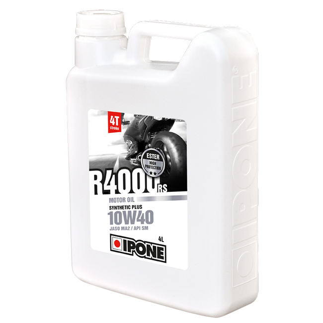 IPONE R4000 RS 10W40 4L^ Semi Synthetic Plus Ester - Image 1