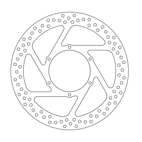 BRAKE ROTOR FRONT MOTO MASTER HALO APRILIA - Image 1