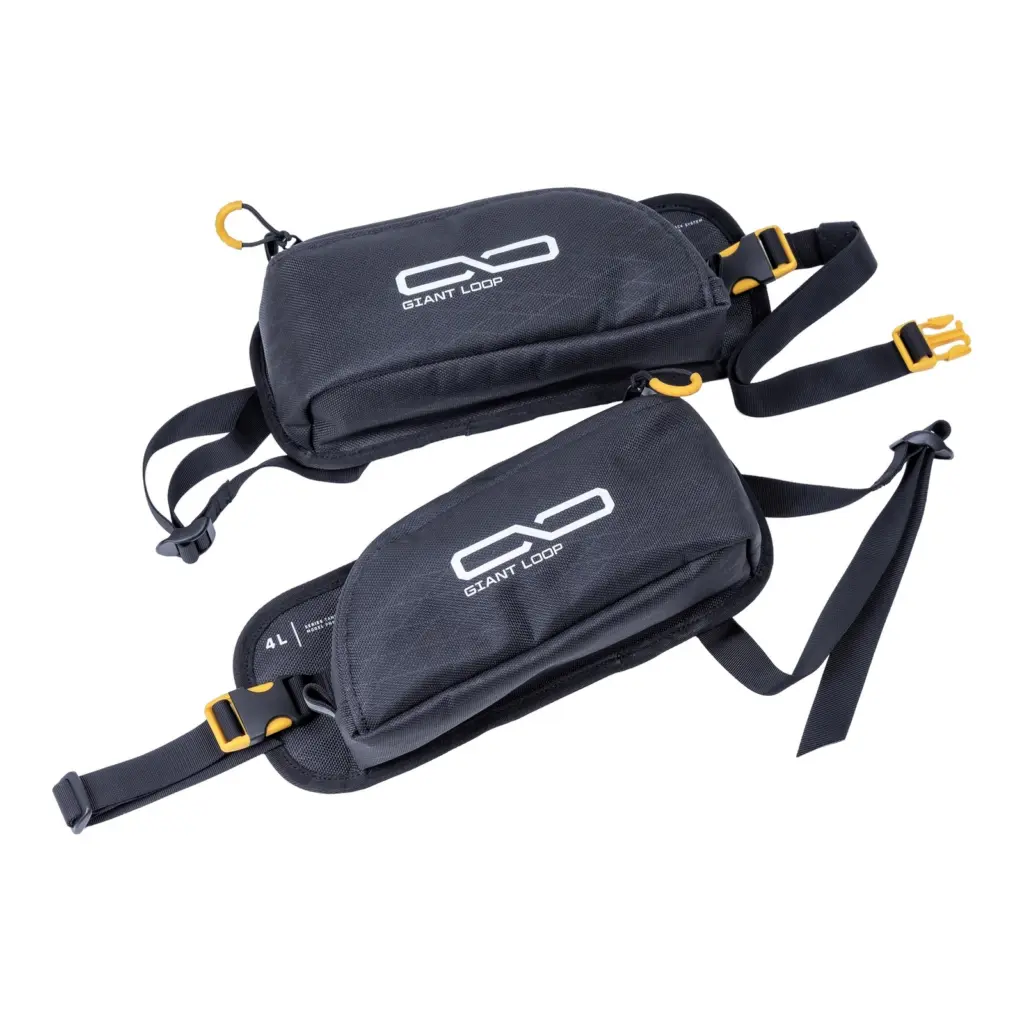 Giant Loop Pannier Pockets (Pair) Black (4L)