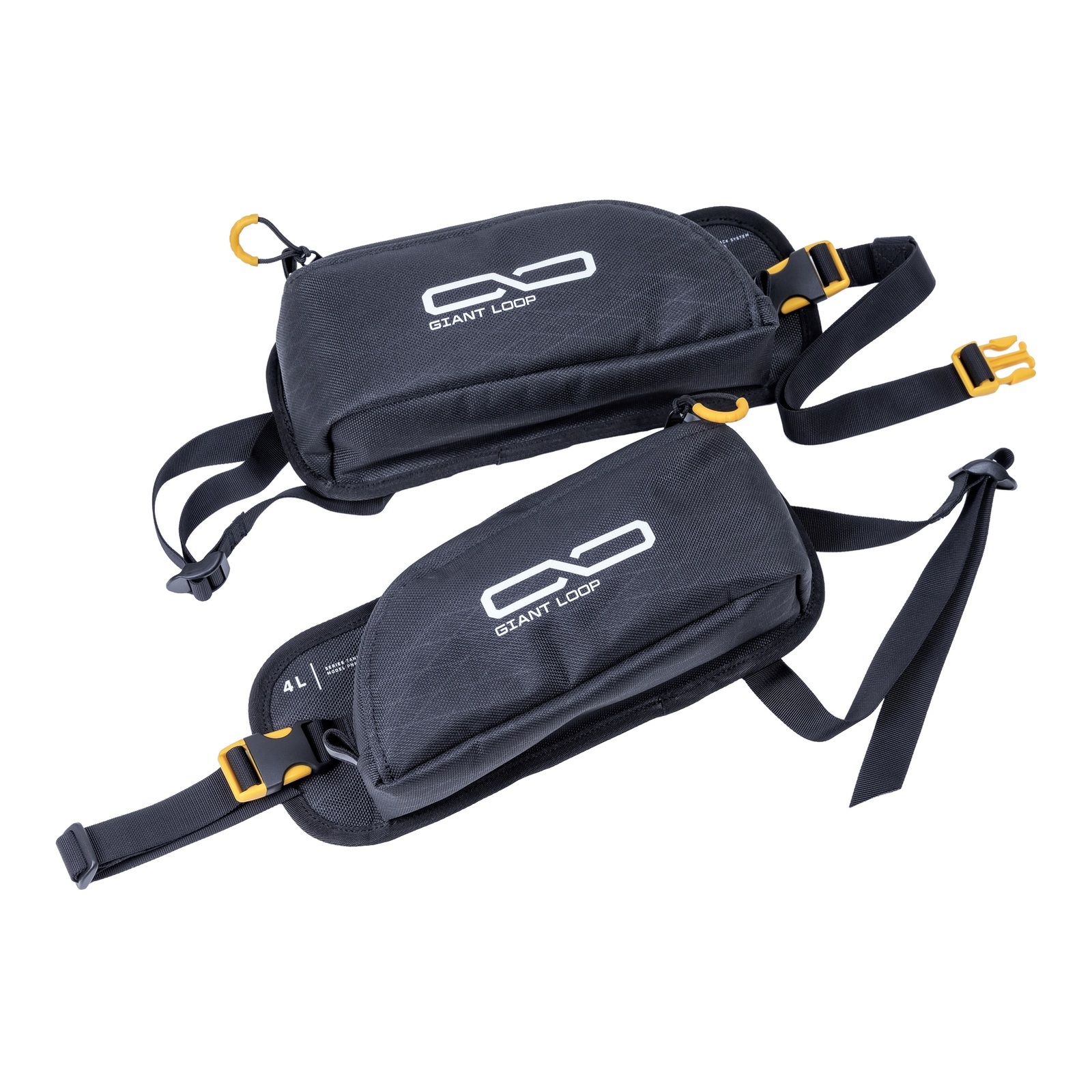 Giant Loop Pannier Pockets (Pair) Black (4L) - Image 1