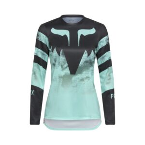 Fox Womens Ranger LS Jersey Kairos Turquiose - Image 1