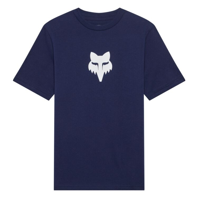 Fox Head SS Tee Youth Navy - Image 1