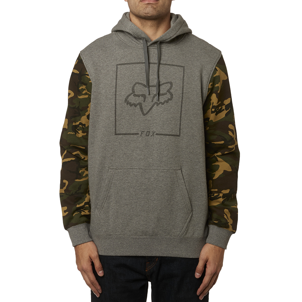 FOX CHAPPED CAMO PULLOVER FLEECE HOODY [HEATHER GRAPHITE] S - Image 2