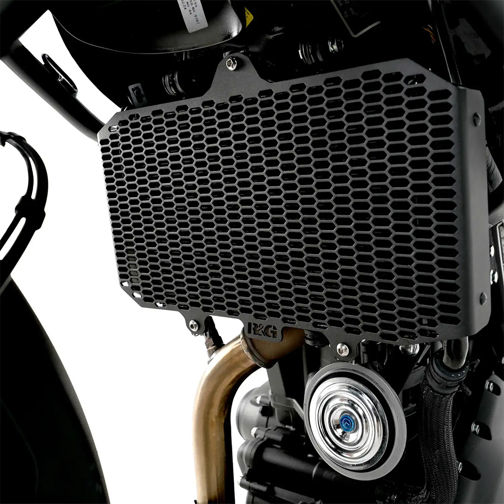 Black Royal Enfield Himalayan 450 Pro Radiator Guard R&G - Image 1