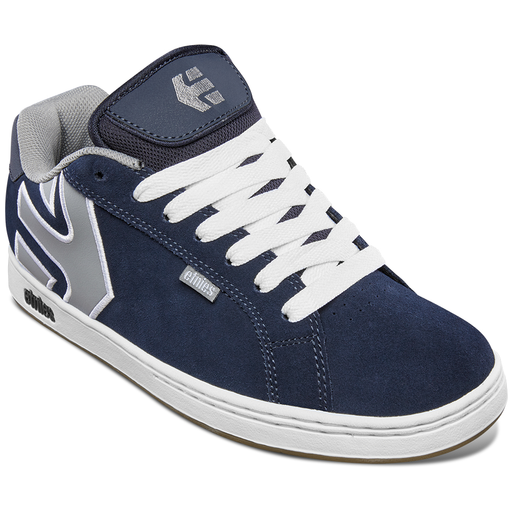 Etnies Fader Shoes Navy/Grey/White - Image 3