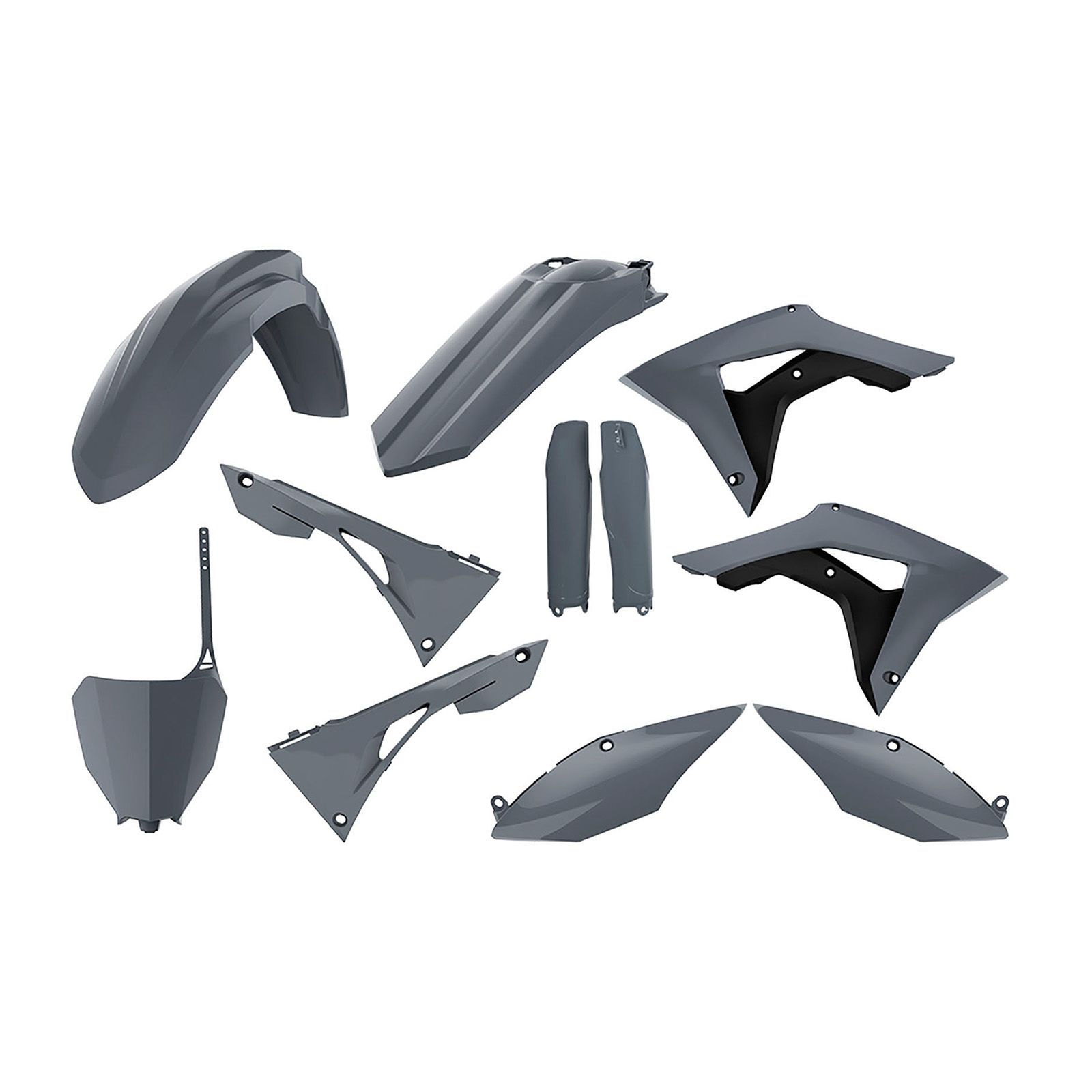 POLISPORT MX KIT HON CRF250R 18 CRF450R 17-18 NARDO GREY - Image 1