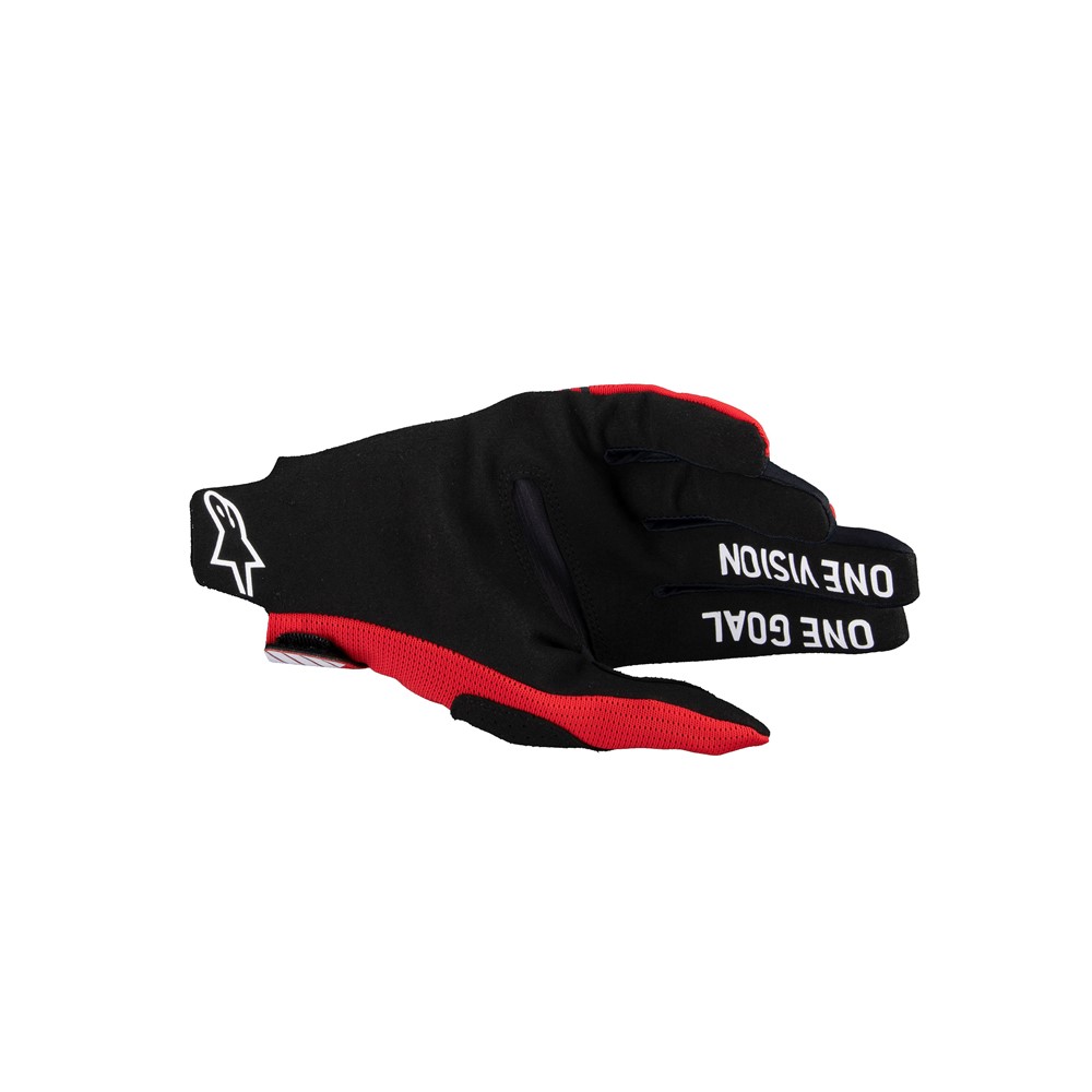 Alpinestars Radar Pro Motocross Gloves Bright Red - Image 2
