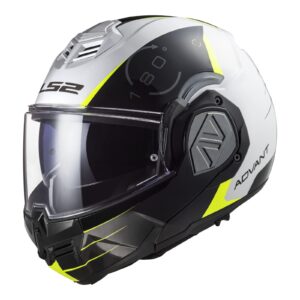 LS2 FF906 Advant Codex Flip Front Helmet White / Black - Image 5