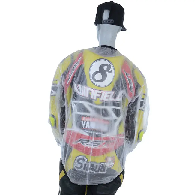 Rain Jacket Waterproof R&G Transparent