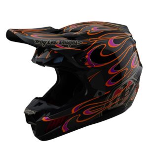 Troy Lee Designs SE5 ECE Composite Motocross Helmet Torched Black/Grey - Image 1