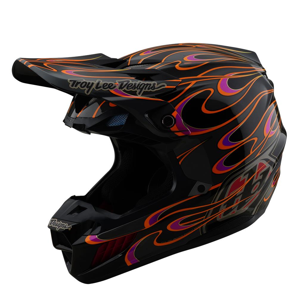 Troy Lee Designs SE5 ECE Composite Motocross Helmet Torched Black/Grey - Image 1